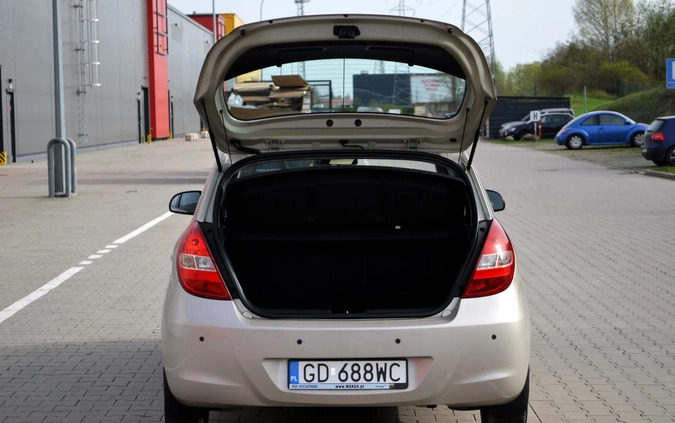 Hyundai i20 cena 14999 przebieg: 150000, rok produkcji 2010 z Gdańsk małe 781